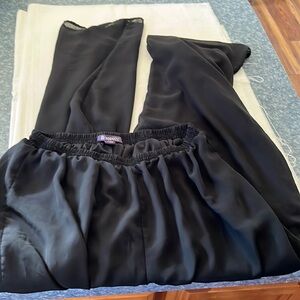 ROAMAN'S black Stretch Waist Pull-On Pants - fully-lined Size 20W